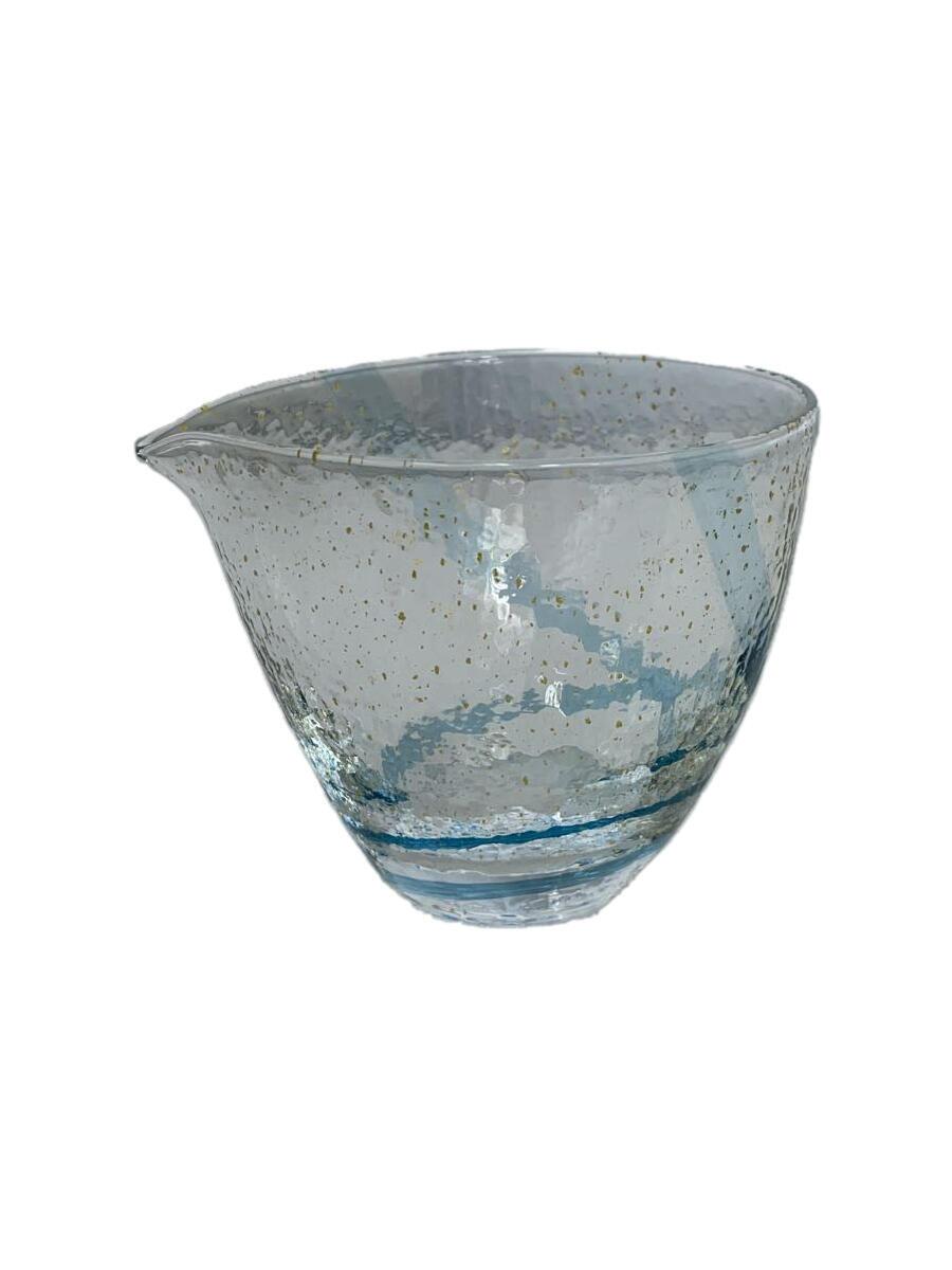 【中古】江戸硝子◆グラス/クリア/八千代窯/片口【キッチン用品】