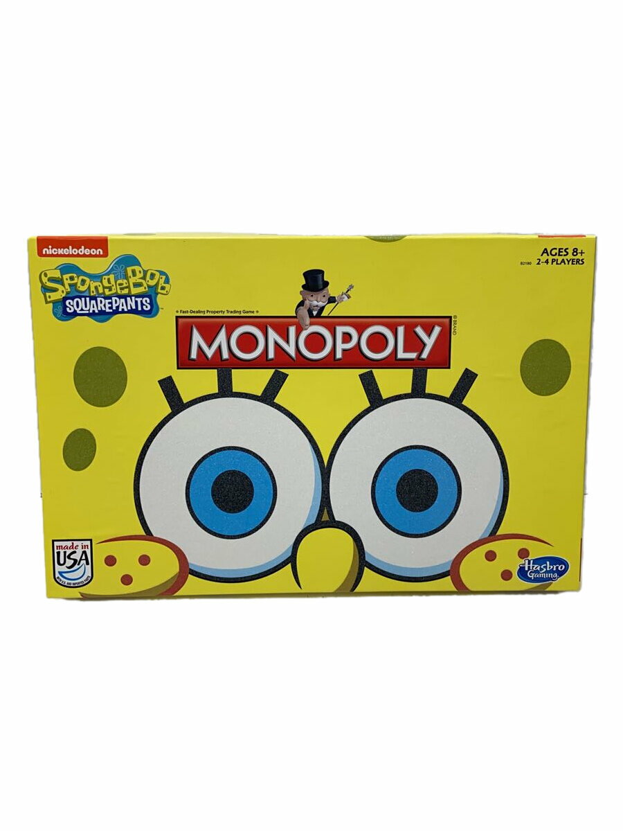 【中古】Hasbro/ホビーその他/MONOPOLY/スポンジボブ/ボードゲーム【ホビー】