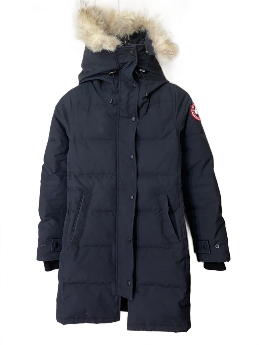 【中古】CANADA GOOSE◆MACKENZIE PARKA WOMENS/ダウンジャケット/S/--/NVY/2302JL【レディースウェア】