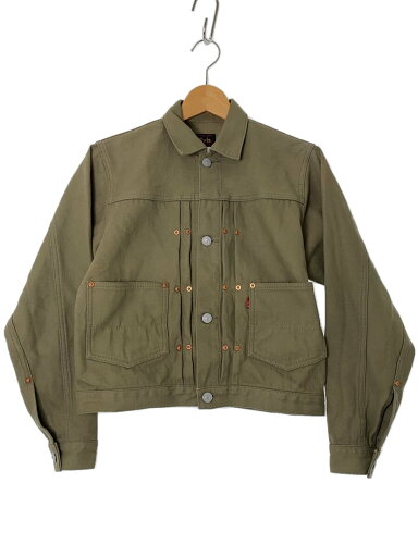 【中古】EVISU◆ジャケット/36/コットン/KHK【メンズウェア】 【中古】EVISU◆ジャケット/36/コットン/KHK【メンズウェア】