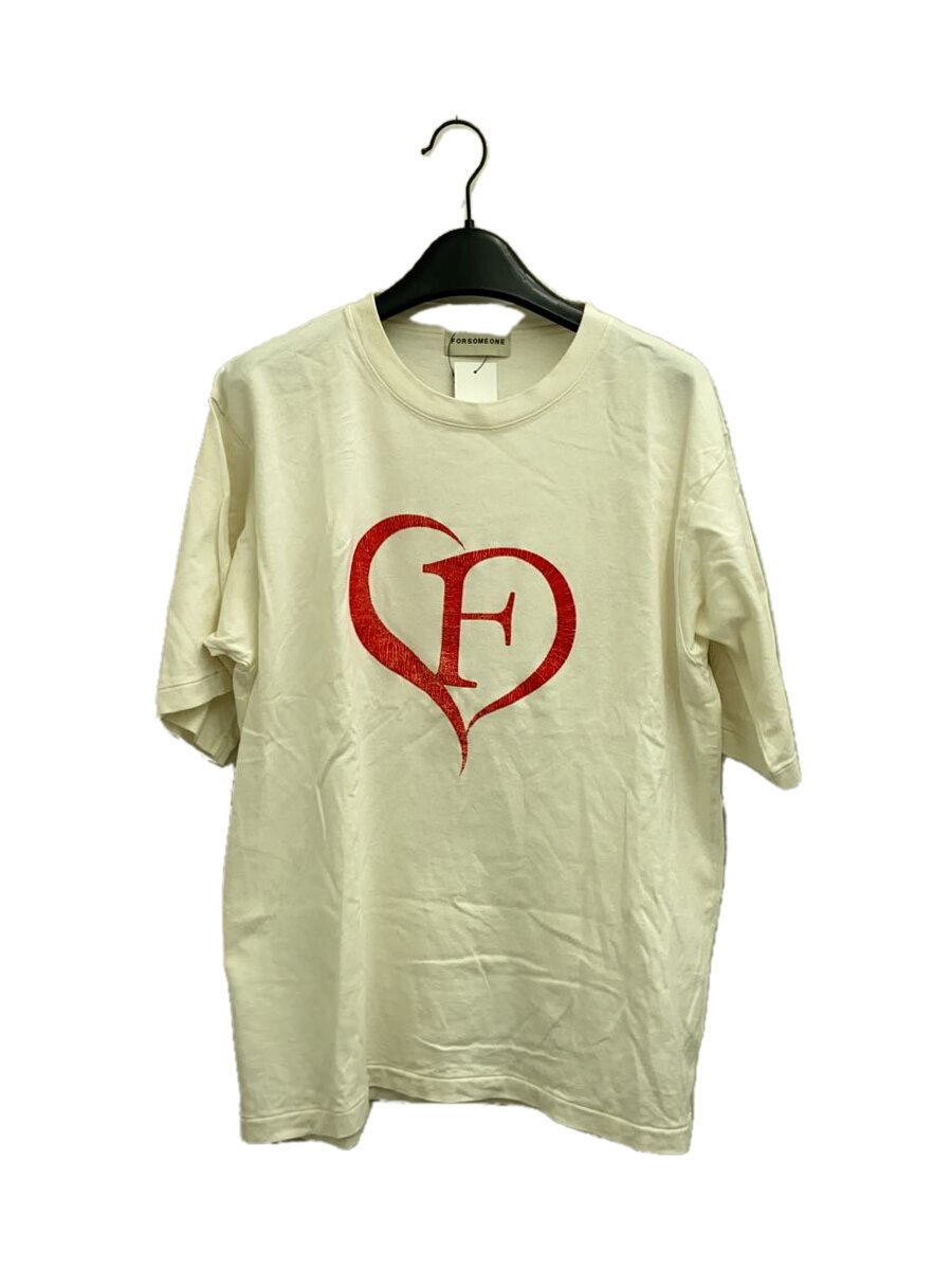 FORSOMEONE◆Tシャツ/46/コットン/WHT/78000946