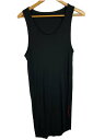 【中古】CVTVLIST◆タンクトップ/0/コットン/BLK/2201090306/22SS/リブタンクトップ【メンズウェア】