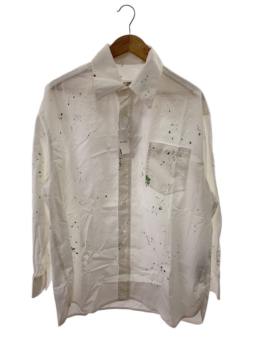 MM6◆ヨゴレ有/CAMICIE A MANICHE LU/25SS/長袖シャツ/44/コットン/SH2DT0022//