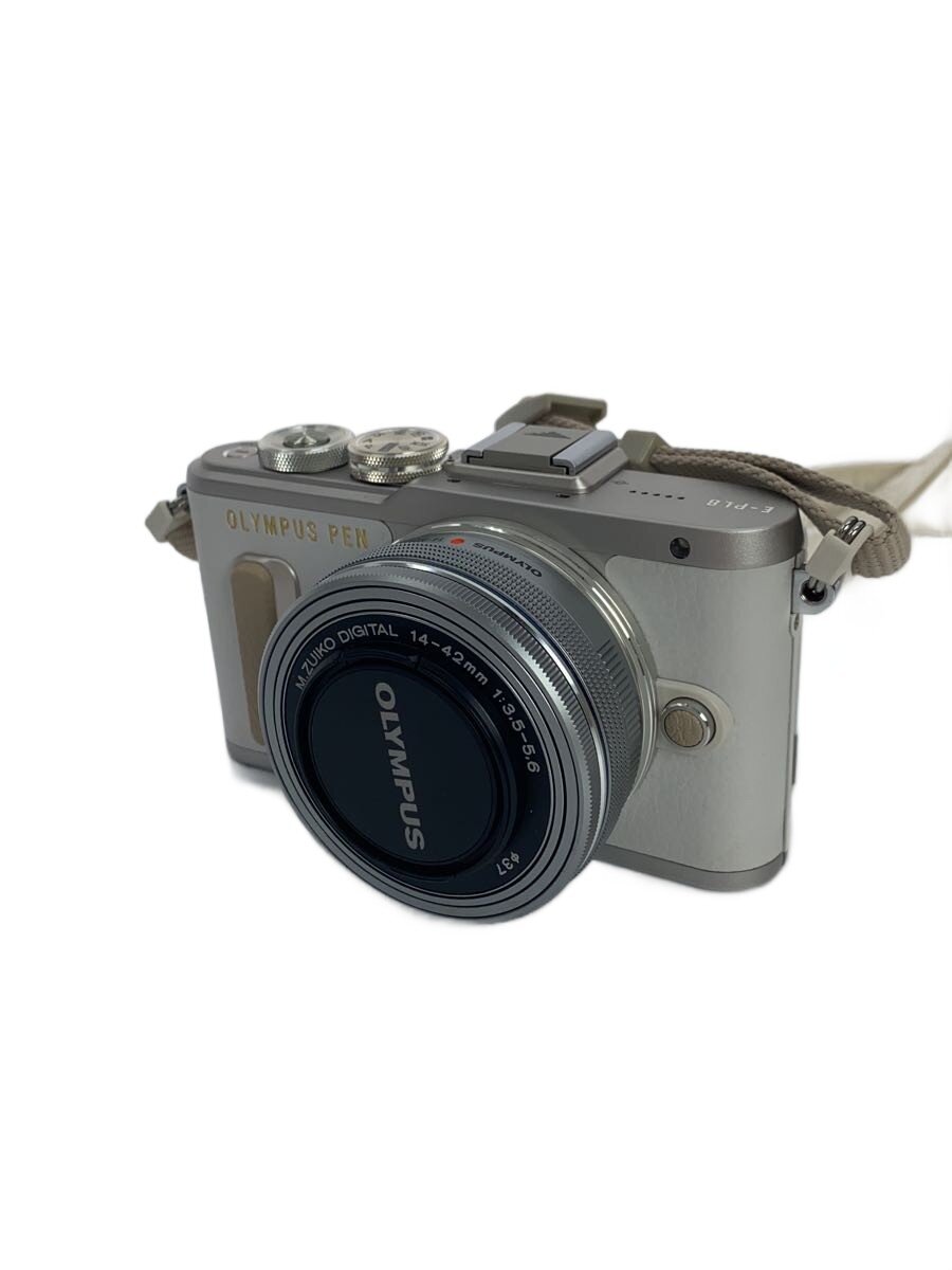 【中古】OM SYSTEM(OLYMPUS)◆デジタル一眼カメラ OLYMPUS PEN E-PL8 EZダブルズームキット [ホワイト]【カメラ】