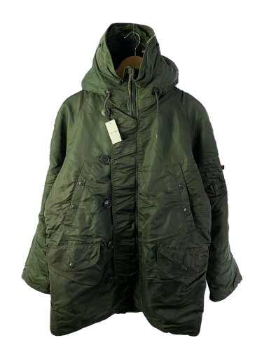 【中古】ALPHA INDUSTRIES◆N-3B/フライトジャケット/L/ナイロン/カーキ【メンズウェア】 【中古】ALPHA INDUSTRIES◆N-3B/フライトジャケット/L/ナイロン/カーキ【メンズウェア】
