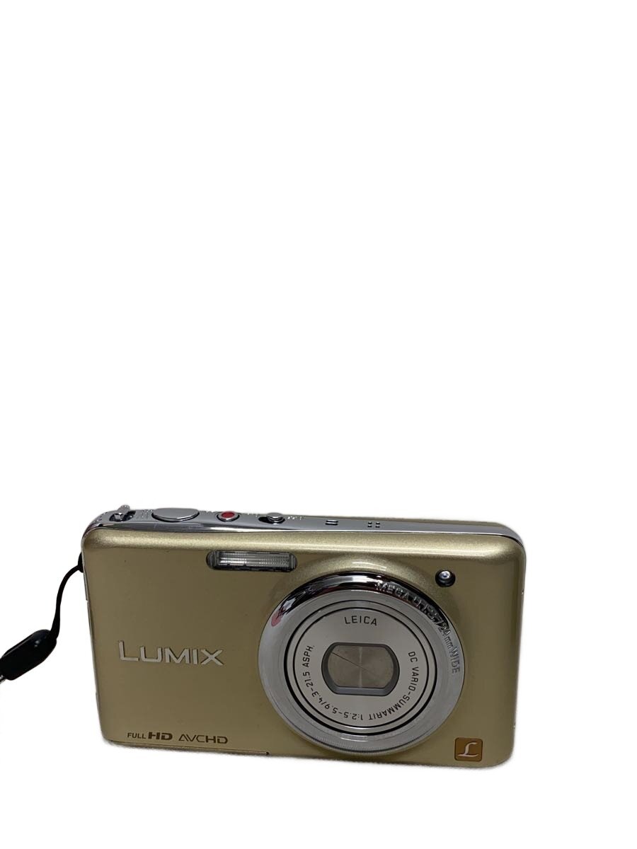 【中古】Panasonic◆デジタルカメラ LUMIX DMC-FX77-N [レオパードゴールド]【カメラ】
