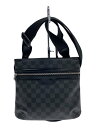 【中古】LOUIS VUITTON◆トマス_ダミエ・グラフィット_BLK/PVC/BLK【バッグ】