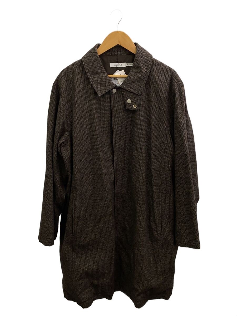 nonnative◆PLOUGHMAN LONG COAT/ GUN CLUB PLAID/2/ウール/BRW/NN-J3917