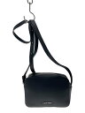 【中古】Calvin Klein◆ショルダーバッグ/レザー/BLK/無地【バッグ】(4)