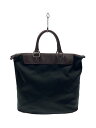 【中古】FENDI◆トートバッグ/キャンバス/BLK/無地【バッグ】