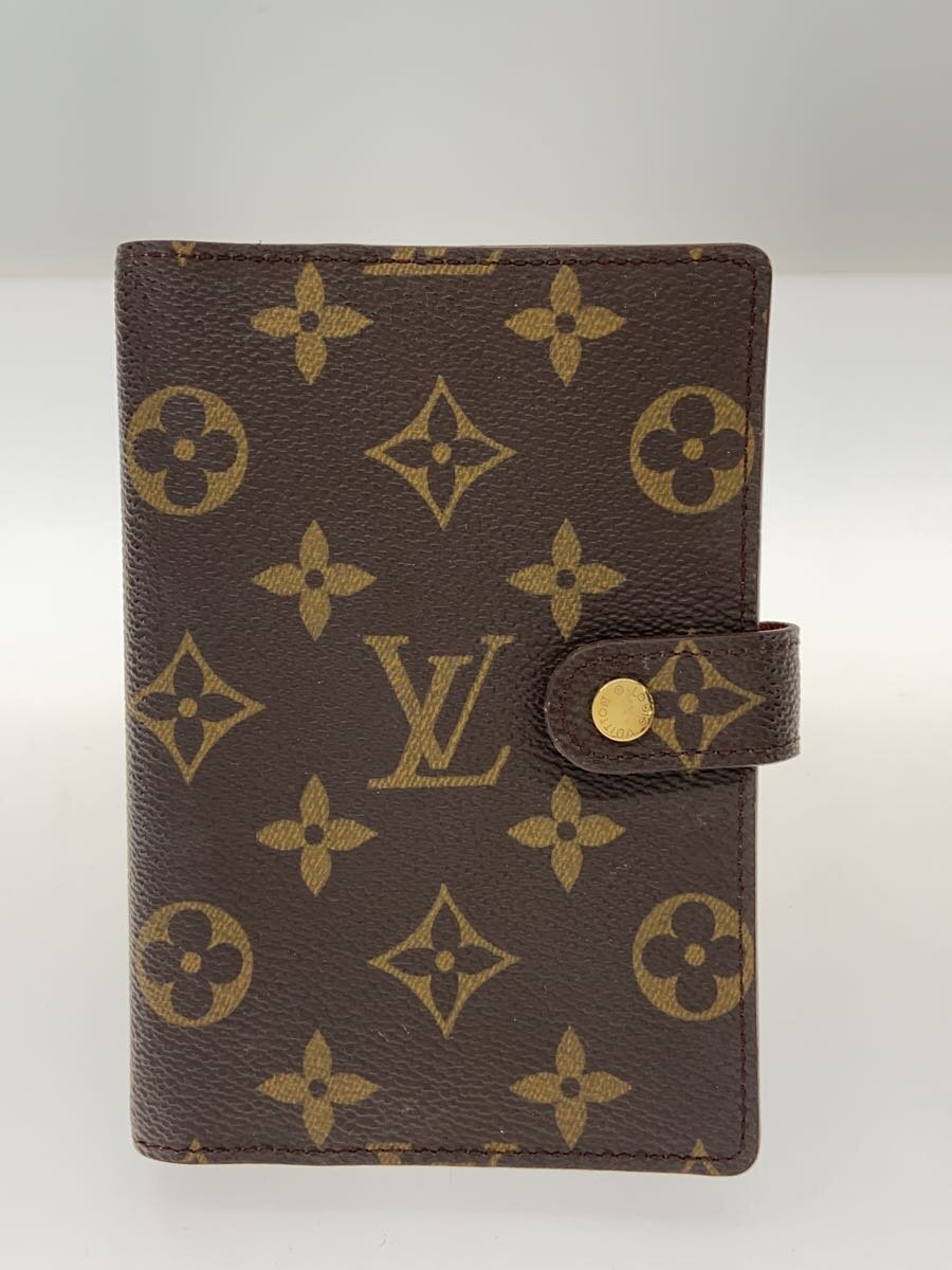 【中古】LOUIS VUITTON◆アジェンダPM_モノグラム_BRW/--/BRW/レディース【服飾雑貨他】