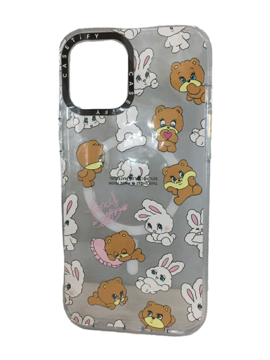 【中古】CASETiFY/12ProMAX/×foxy illustrations/iphoneケース/CLR/レディース【服飾雑貨他】