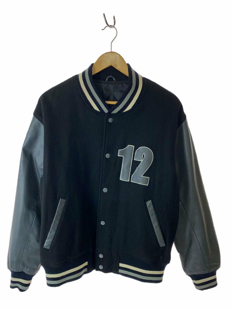 【中古】日韓ワールドカップ2002/スタジャン/L/ウール/BLK/無地【メンズウェア】