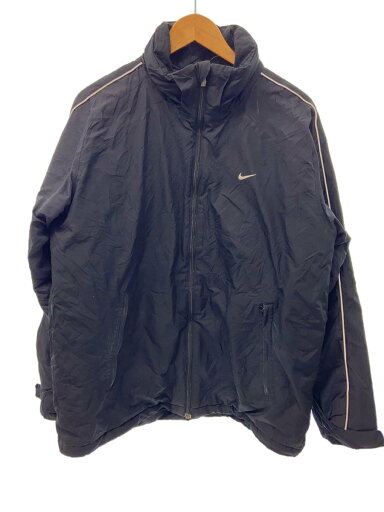 【中古】NIKE◆00s/中綿ジャケット/M/ポリエステル/BLK/341561-010/全体的に擦れ・小穴有【メンズウェア】 【中古】NIKE◆00s/中綿ジャケット/M/ポリエステル/BLK/341561-010/全体的に擦れ・小穴有【メンズウェア】