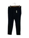【中古】Y’s◆18AW/ドローコードウールテーパードスリムスラックス/1/ウール/BLK/ユニセックス/YK-P18-120【レディースウェア】