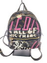 【中古】GUESS◆リュック/PVC/BRW/総柄/qg718432【バッグ】