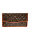 【中古】LOUIS VUITTON◆ポシェット・ダムPM_モノグラム・キャンバス_BRW/PVC/BRW【バッグ】(4)