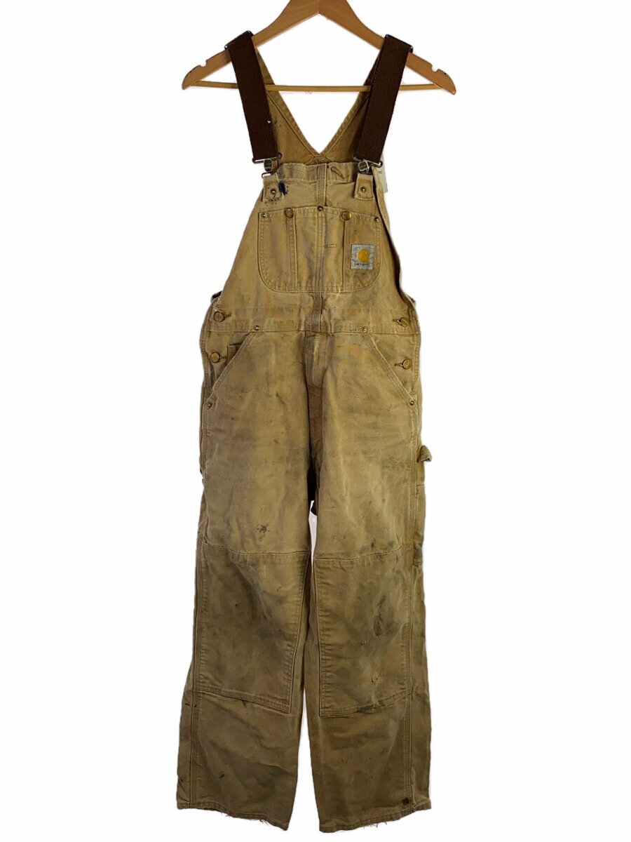 【中古】Carhartt◆USA製/ボロ/オーバーオール/32/コットン【メンズウェア】