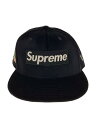 yÁzSupreme22AW/Velour Box Logo New Era/Lbv/7 1/2/|GXe/BLK/YyGݑz