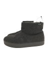 【中古】THE NORTH FACE◆WINTER CAMP BOOTIE III SHORT/24cm/GRY/ウール/NF51891【シューズ】