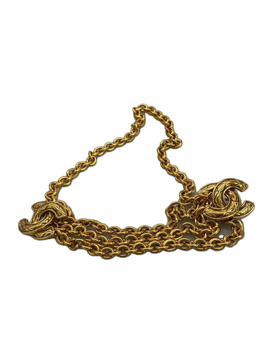 【中古】CHANEL◆チェーンココベルト/--/GLD/レディース【服飾雑貨他】