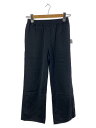 【中古】FRAMeWORK◆22AW/ドレーピーイージーパンツ/36/レーヨン/BLK/22-030-220-9260-4-0【レディースウェア】