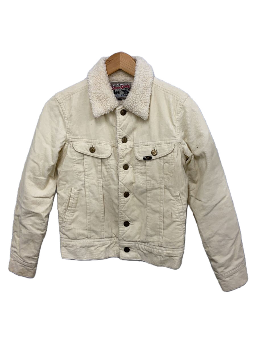 【中古】Lee◆BOA STORM RIDER/ジャケット/S/コーデュロイ/WHT/LT0914【レディースウェア】