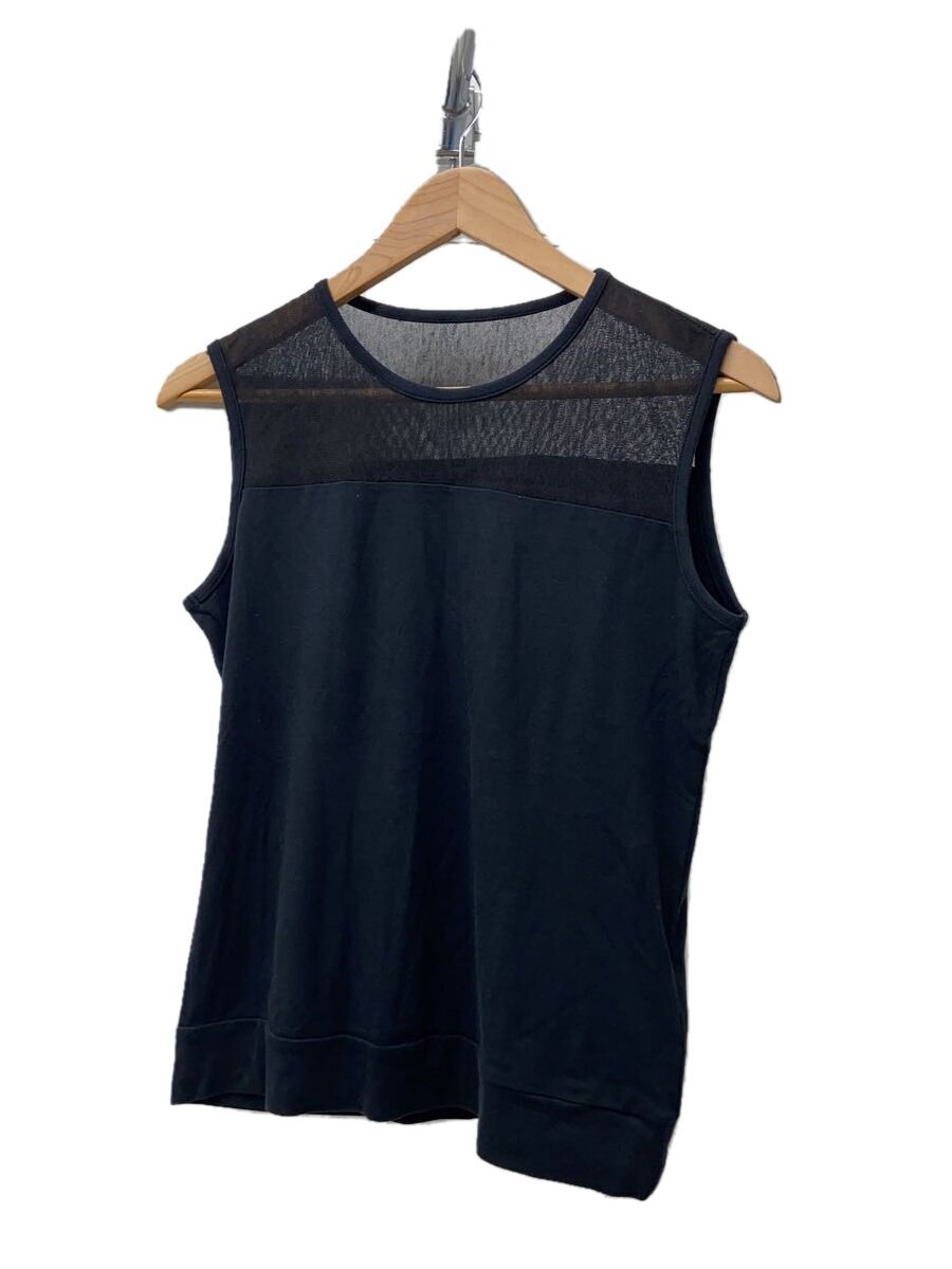 Rakuten - 【中古】ISSEY MIYAKE◆ノースリーブカットソー/2/コットン/BLK/無地/IM52JK528//【レディースウェア】
