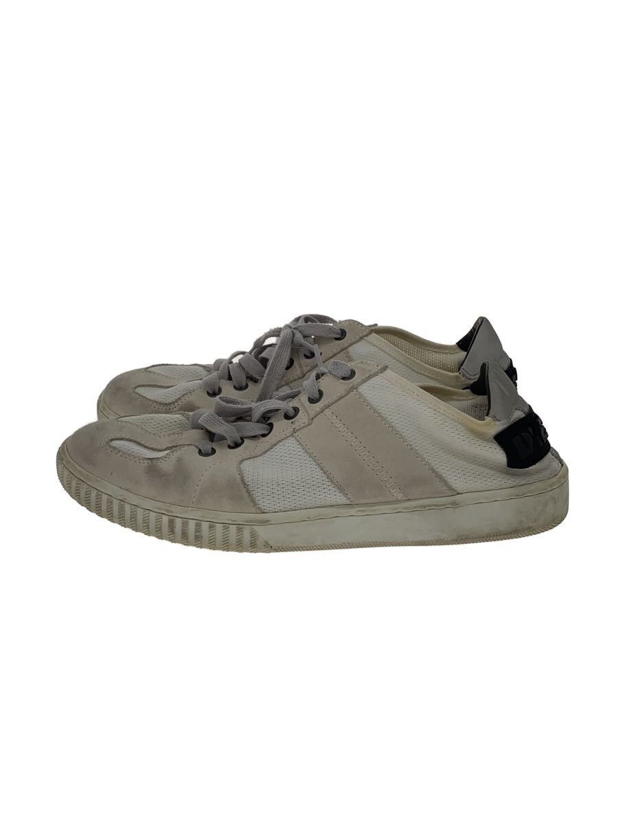 【中古】DIESEL◆ローカットスニーカー/27.5cm/WHT/Y01841【シューズ】