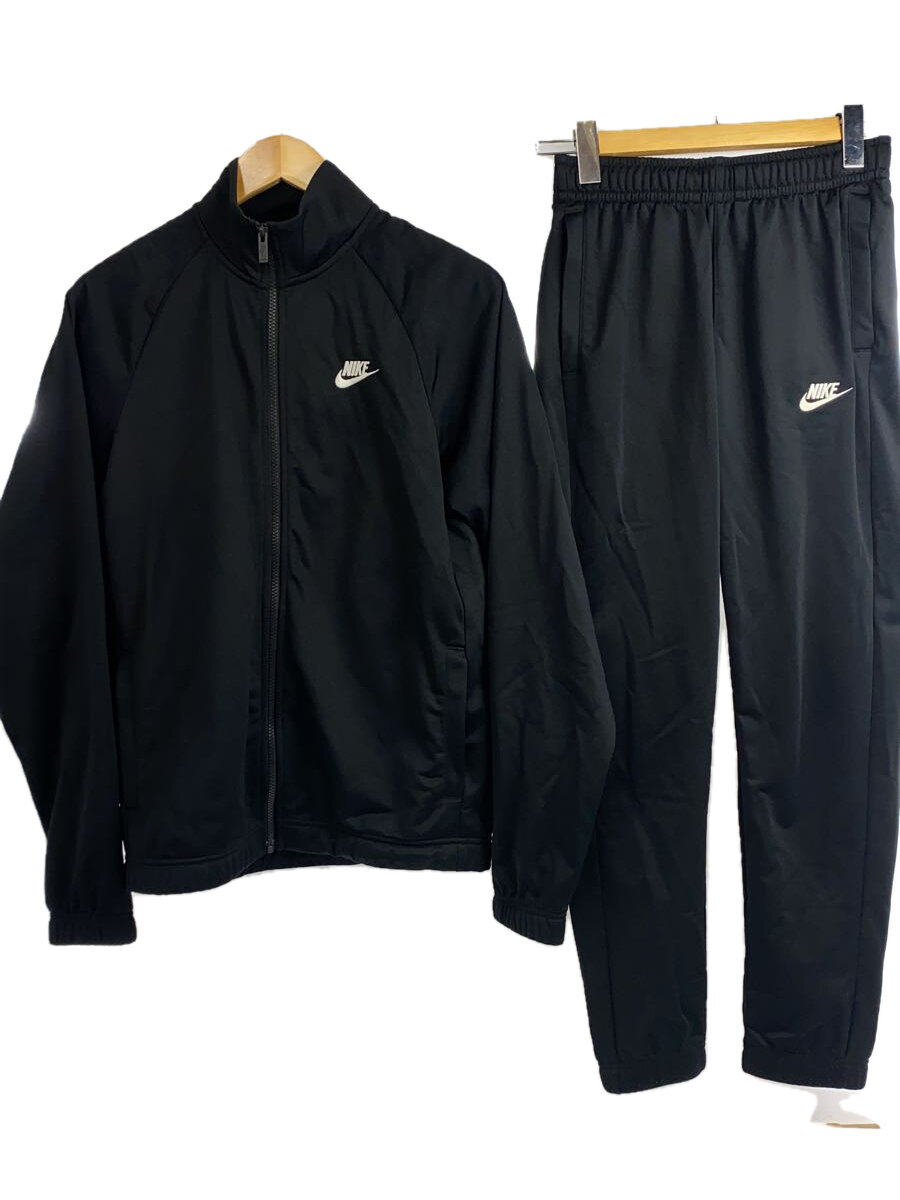 【中古】NIKE◆トラックスーツ/セットアップ/S/ポリエステル/BLK/無地/FB7352-010【メンズウェア】