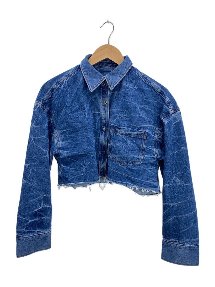 【中古】MAISON SPECIAL◆Washer Denim Oversized Short Shirt/デニム/IDG/21241315802【レディースウェア】