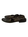 【中古】BOTTEGA VENETA◆サンダル/37/BRW/レザー【シューズ】(4)