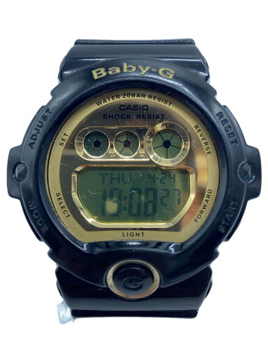 【中古】CASIO◆クォーツ腕時計/アナログ/ラバー/GLD/BLK/BG-6901【服飾雑貨他】 【中古】CASIO◆クォーツ腕時計/アナログ/ラバー/GLD/BLK/BG-6901【服飾雑貨他】