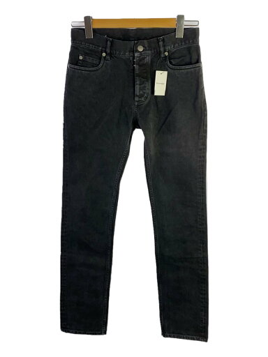 【中古】Maison Margiela◆ストレートパンツ/28/デニム/BLK/無地/S50LA0169【メンズウェア】 【中古】Maison Margiela◆ストレートパンツ/28/デニム/BLK/無地/S50LA0169【メンズウェア】