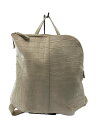 【中古】OLITATA◆リュック/レザー/GRY/無地【バッグ】