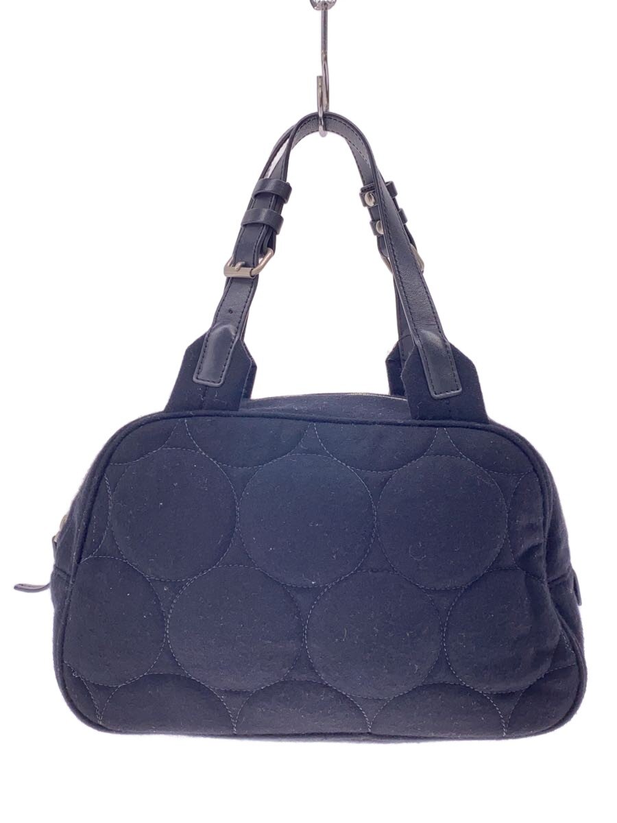 【中古】agnes b VOYAGE◆ボストンバッグ/--/BLK/キルティング/ハンドバッグ/手提げ...