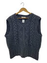 【中古】The CLASIK◆ニットベスト(厚手)/--/--/GRY/無地【メンズウェア】