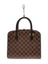 【中古】LOUIS VUITTON◆トリアナ_ダミエ・エベヌ_BRW/PVC/BRW【バッグ】(4)
