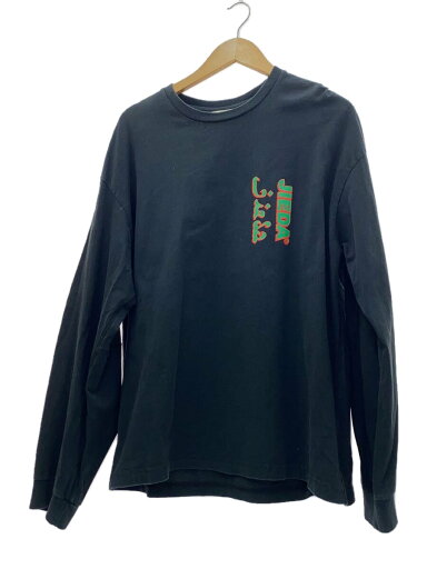 【中古】JieDa◆長袖Tシャツ/2/コットン/BLK/無地【メンズウェア】 【中古】JieDa◆長袖Tシャツ/2/コットン/BLK/無地【メンズウェア】