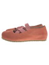 【中古】BIRKENSTOCK◆SANTA ANA/ヌバック/シューズ/24cm/PNK【シューズ】(4)