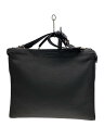 【中古】FENDI◆ブリーフケース/レザー/GRY/7VA354【バッグ】