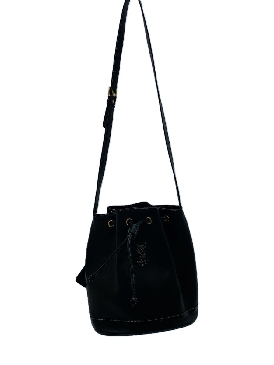 【中古】YVES SAINT LAURENT◆巾着ショル