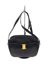 【中古】Salvatore Ferragamo◆ショルダーバッグ/レザー/NVY/無地/BA214183【バッグ】