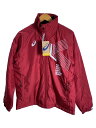 【中古】ASICS◆LIMOウォーマージャケット/スポーツウェアー/L/RED/2031D002【スポーツ】(4)
