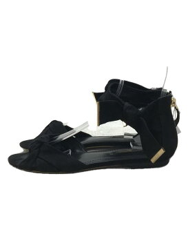 【中古】LOUIS VUITTON◆パンプス/M/BLK/レザー【シューズ】