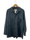 【中古】PUBLIC TOKYO◆スーパー140’s ウールオーバーシャツ長袖シャツ/2/ウール/GRY/無地/152500011//【メンズウェア】