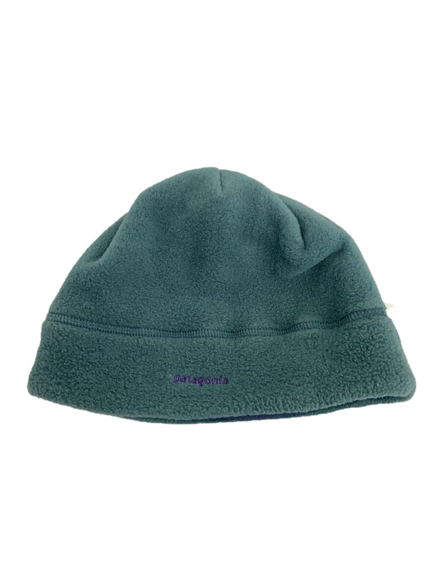 【中古】patagonia◆00s/ニットキャップ/L/ポリエステル/GRN/メンズ【服飾雑貨他】