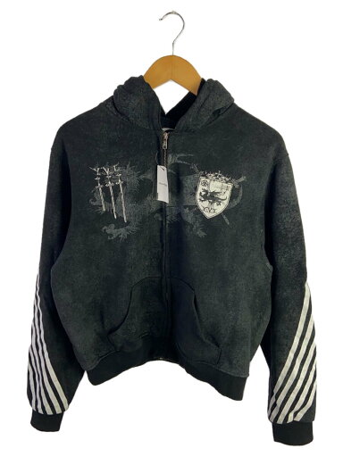 【中古】COZY WORLD WIDE/ジップパーカー/L/コットン/グレー【メンズウェア】 【中古】COZY WORLD WIDE/ジップパーカー/L/コットン/グレー【メンズウェア】
