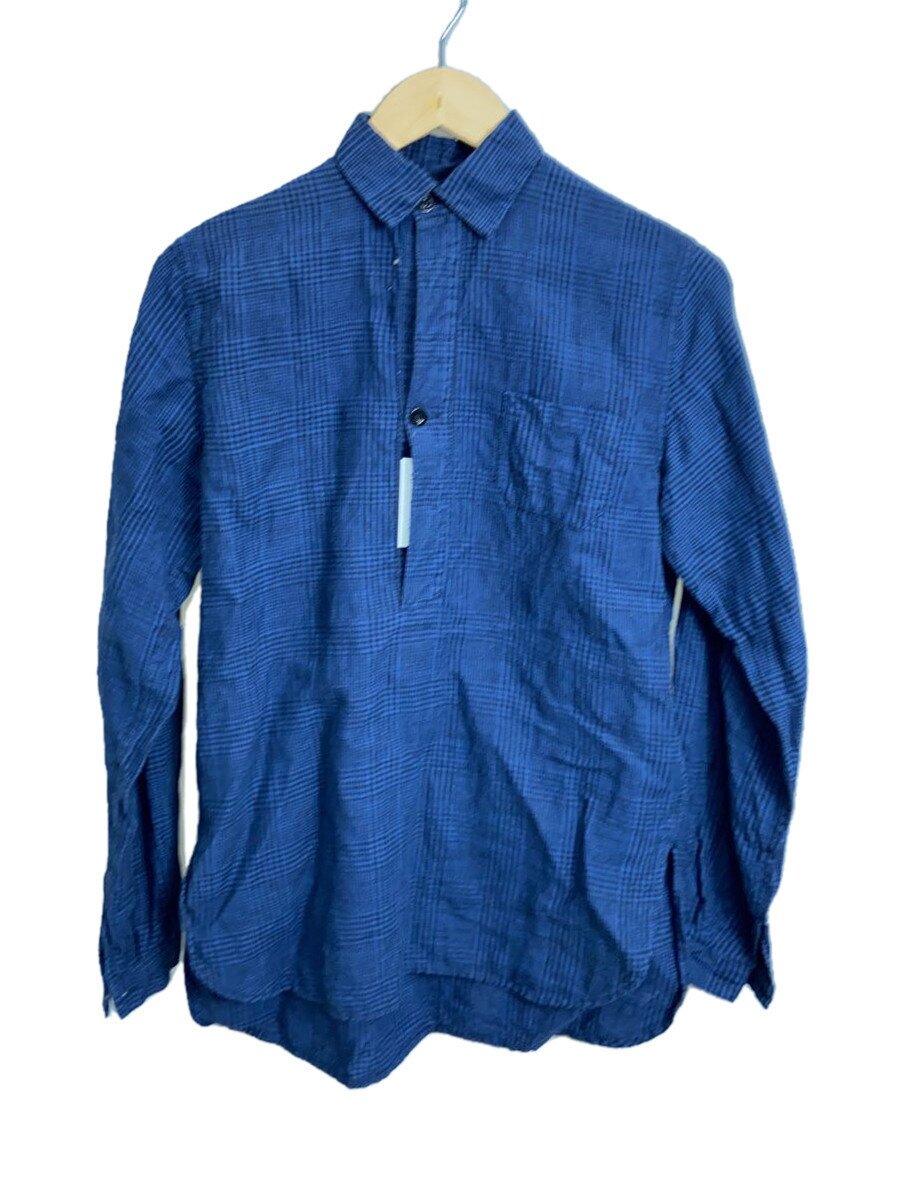 GARMENT REPRODUCTION OF WORKERS◆長袖ブラウス/0/リネン/NVY/チェック