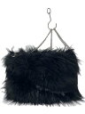 【中古】DIESEL◆ショルダーバッグ/フェイクファー/BLK/X05060【バッグ】